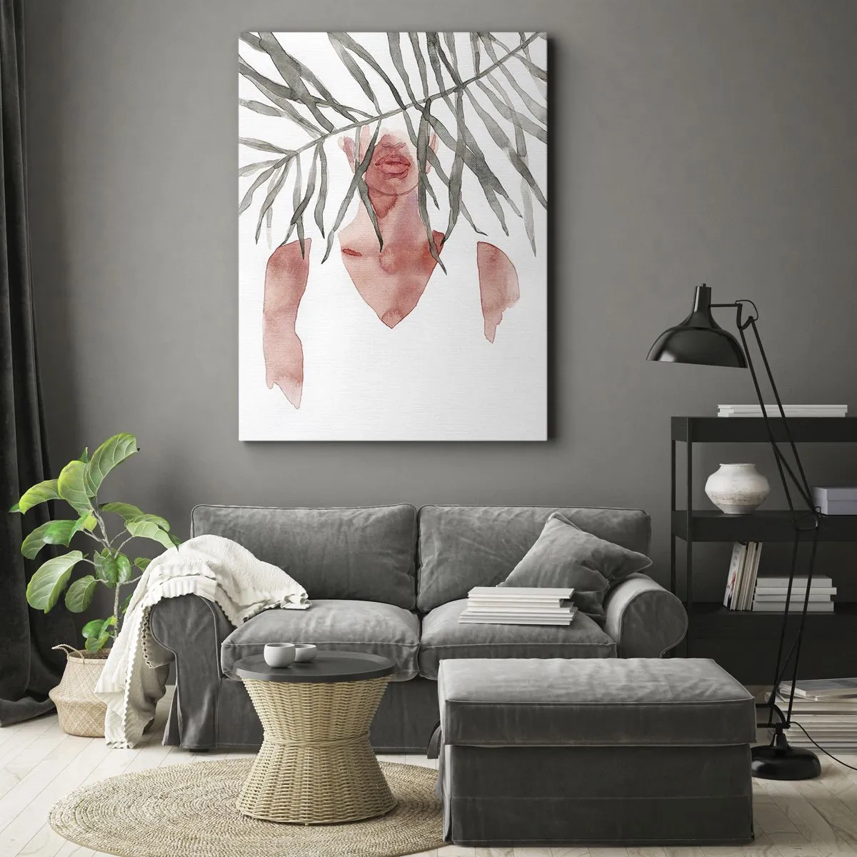 Vászonkép - A trópusok hölgye - 70x100 cm