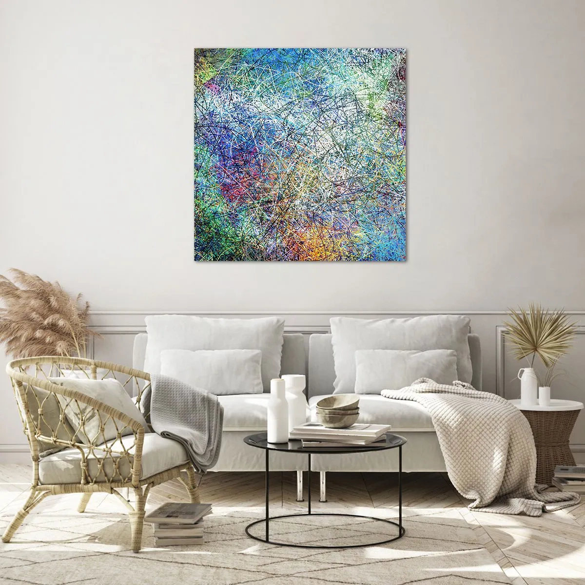 Üveg kép - Ez nem olyan egyszerű - 40x40 cm