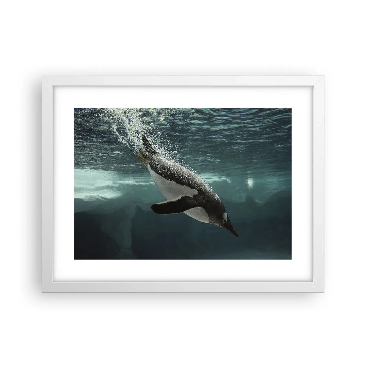 Poszter fekete keretben - Üdv a világomban - 40x30 cm