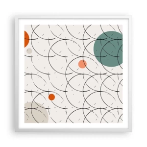 Poszter fekete keretben - A pop-art szellemében - 60x60 cm