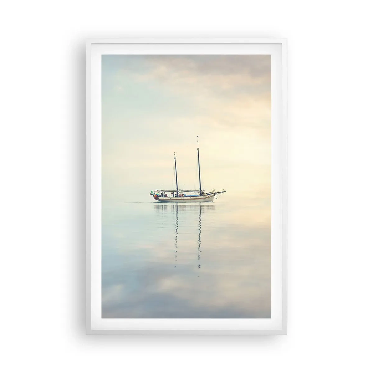 Poszter fekete keretben - A csend tengerében - 61x91 cm