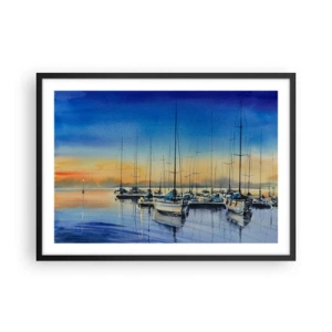 Poszter fehér keretben - Egy szép nap vége - 70x50 cm