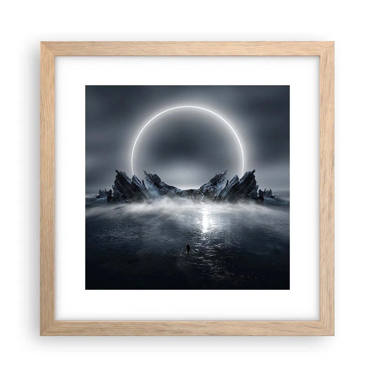 Poszter világos tölgy keretben - Egy történet fináléja - 30x30 cm