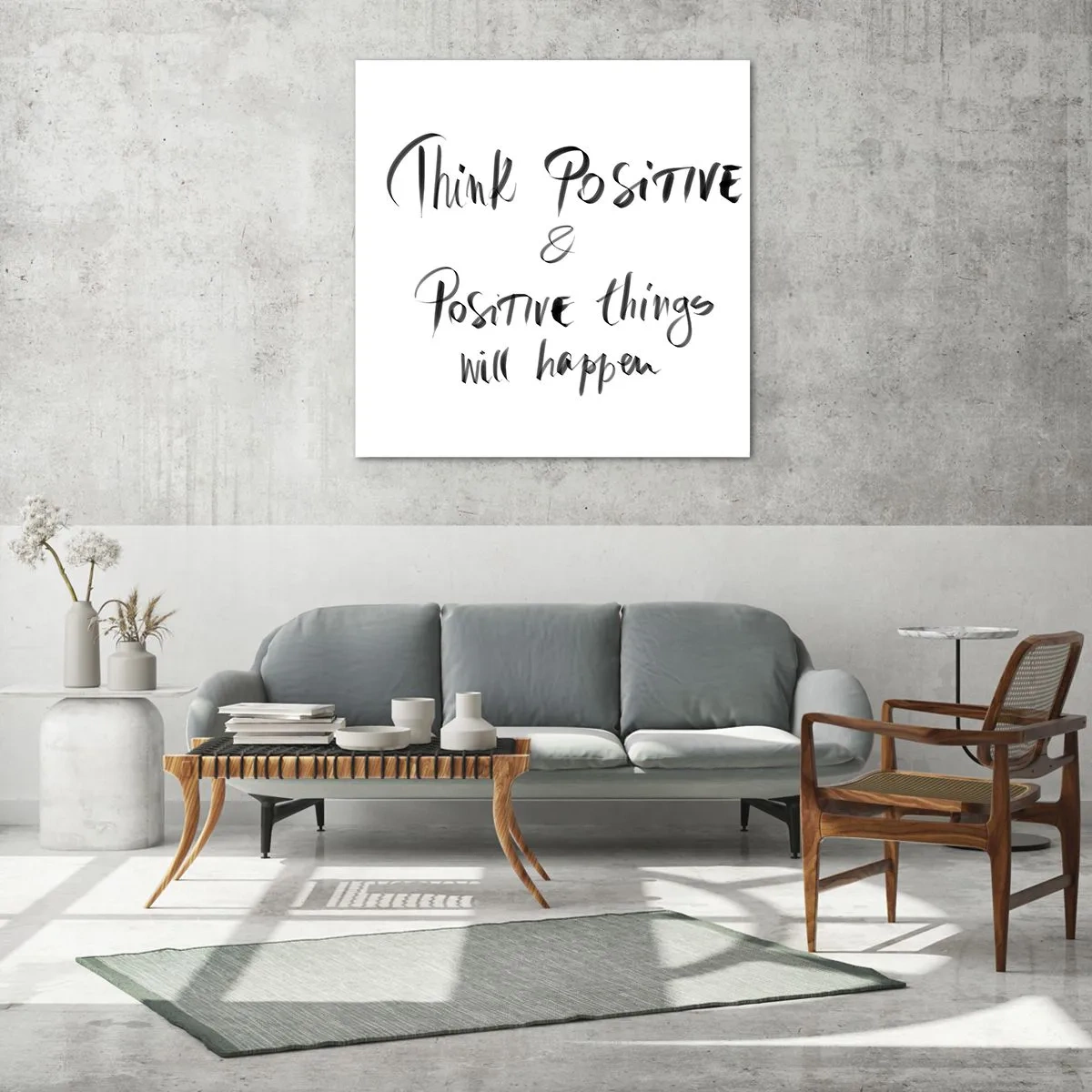 Üveg kép - Hogyan élj? - 50x50 cm