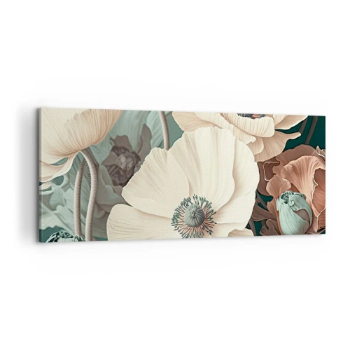 Vászonkép - Pipacsok suttogása - 100x40 cm