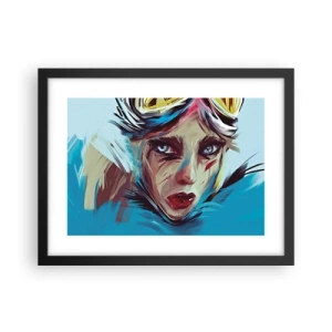 Poszter fehér keretben - Utcai harcos - 40x30 cm