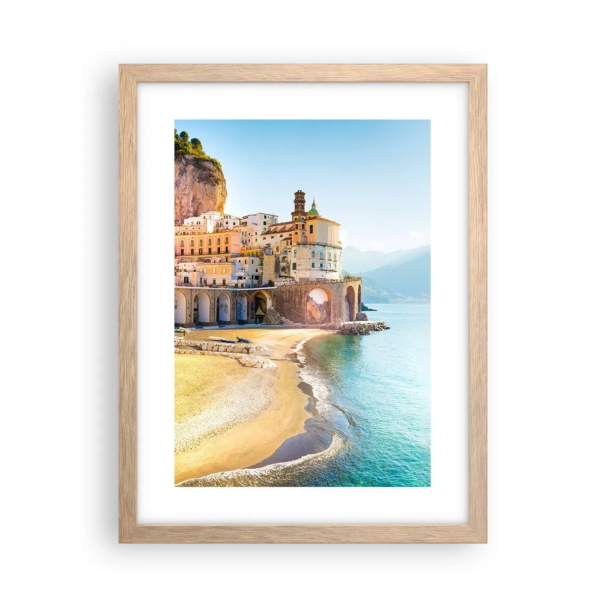 Poszter világos tölgy keretben - A hihetetlen város - 30x40 cm