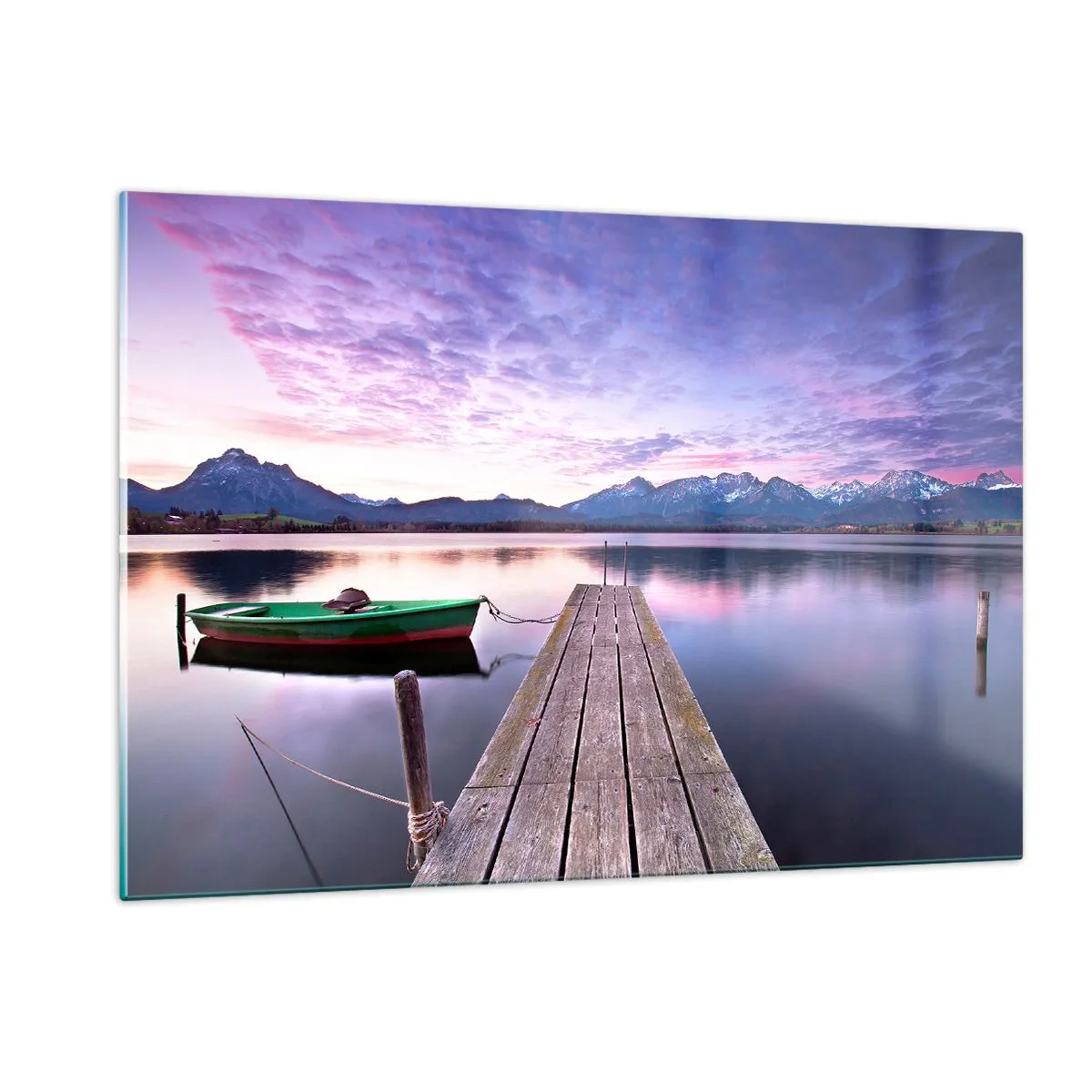 Üveg kép - Barátságos csend - 120x80 cm