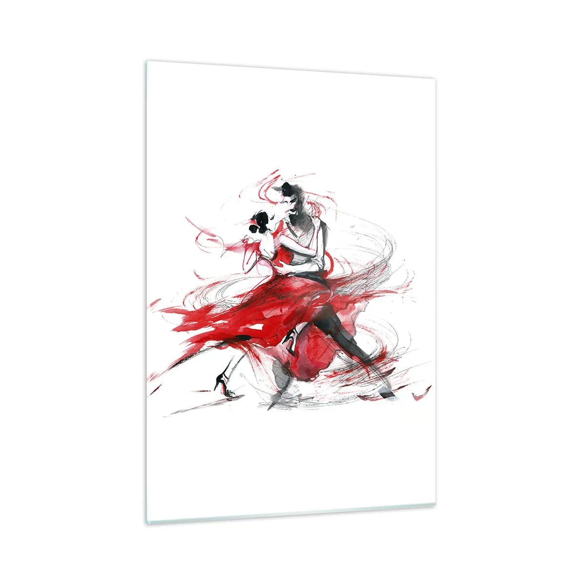 Üveg kép - Tango - a szenvedély ritmusa - 50x70 cm