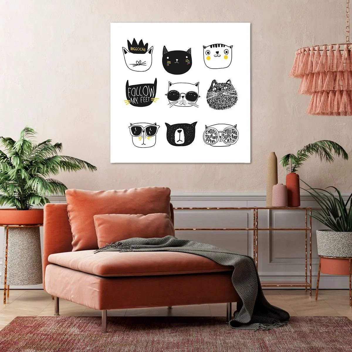 Vászonkép - Mindenki más - 40x40 cm