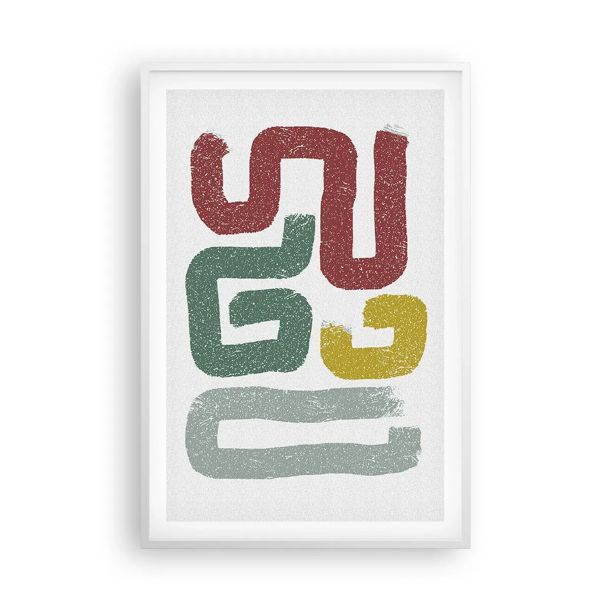 Poszter fekete keretben - Egy ismeretlen nyelven - 61x91 cm
