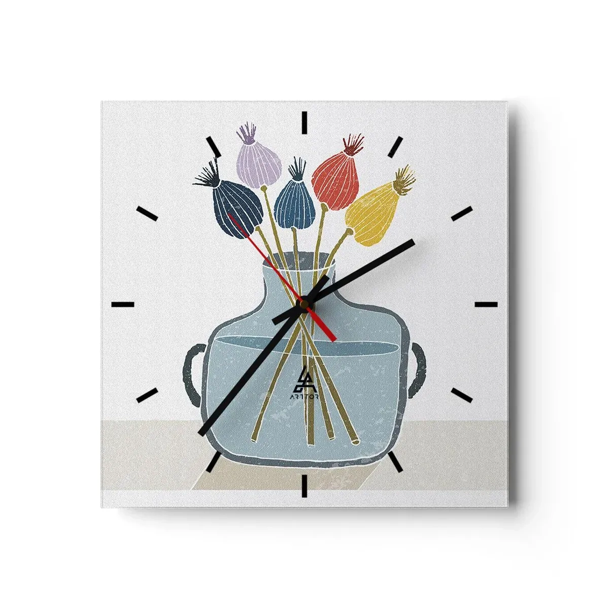 Falióra, Óra - Mint egy mákszem - 30x30 cm