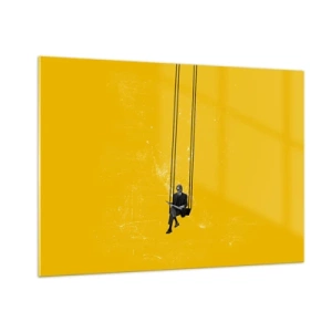 Üveg kép - Egy nap, mint a többi - 100x70 cm