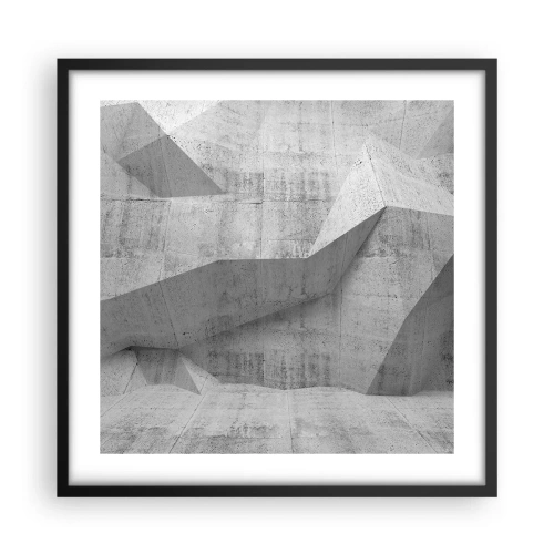 Poszter fehér keretben - Igazi kihívás - 50x50 cm