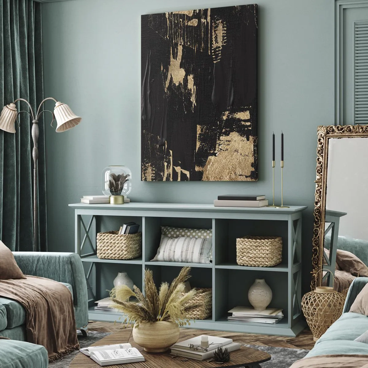 Vászonkép - Az érintés nyoma - 45x80 cm