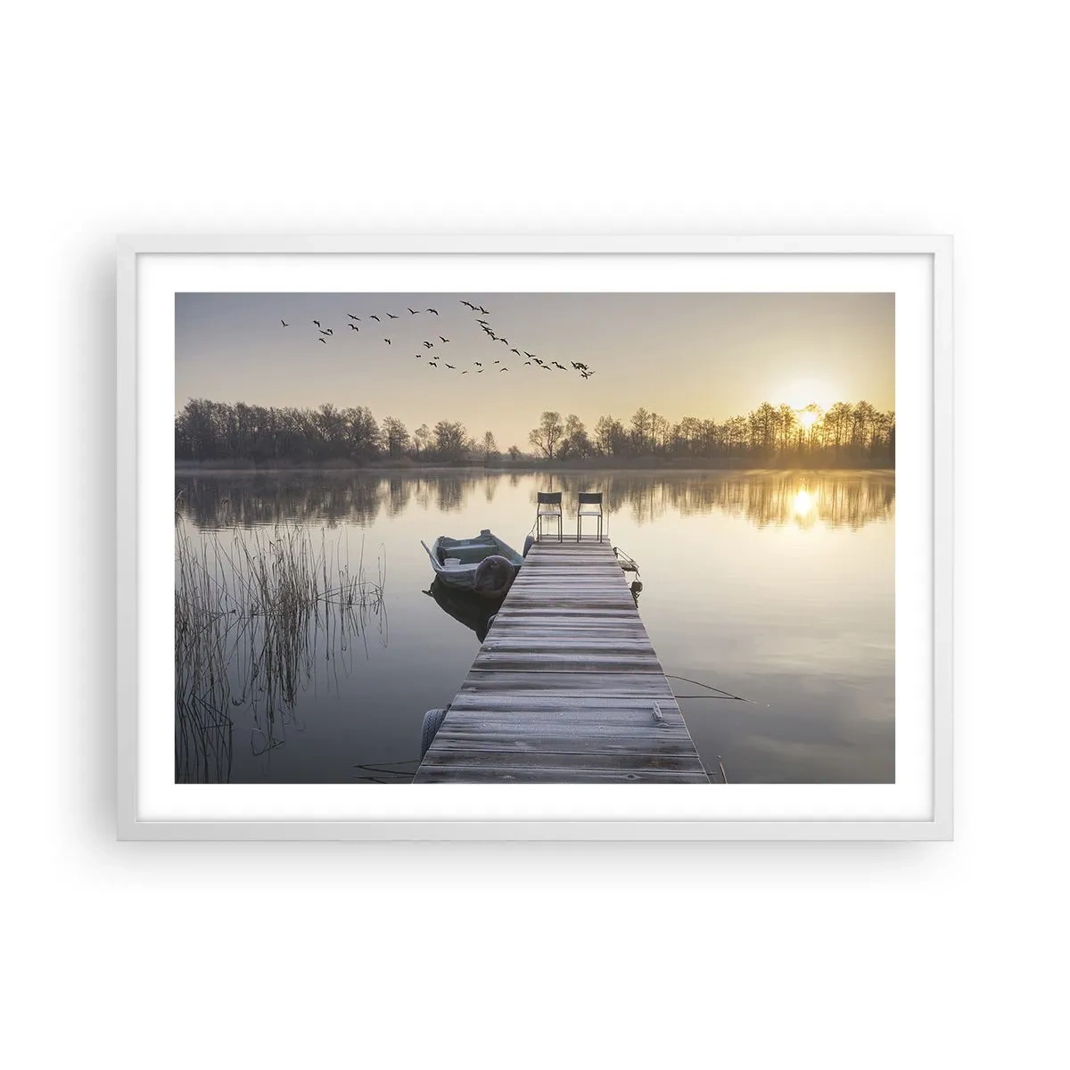 Poszter fekete keretben - Egy kis idő múlva visszajövök - 70x50 cm