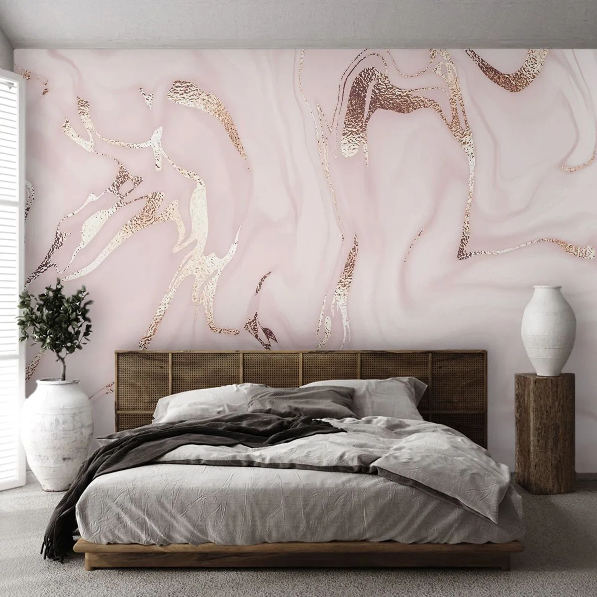 Öntapadós Fotótapéta Deluxe Sticker - Rózsaszín tébolyban - Absztrakció, Darab, Modern művészet - 250x175 cm