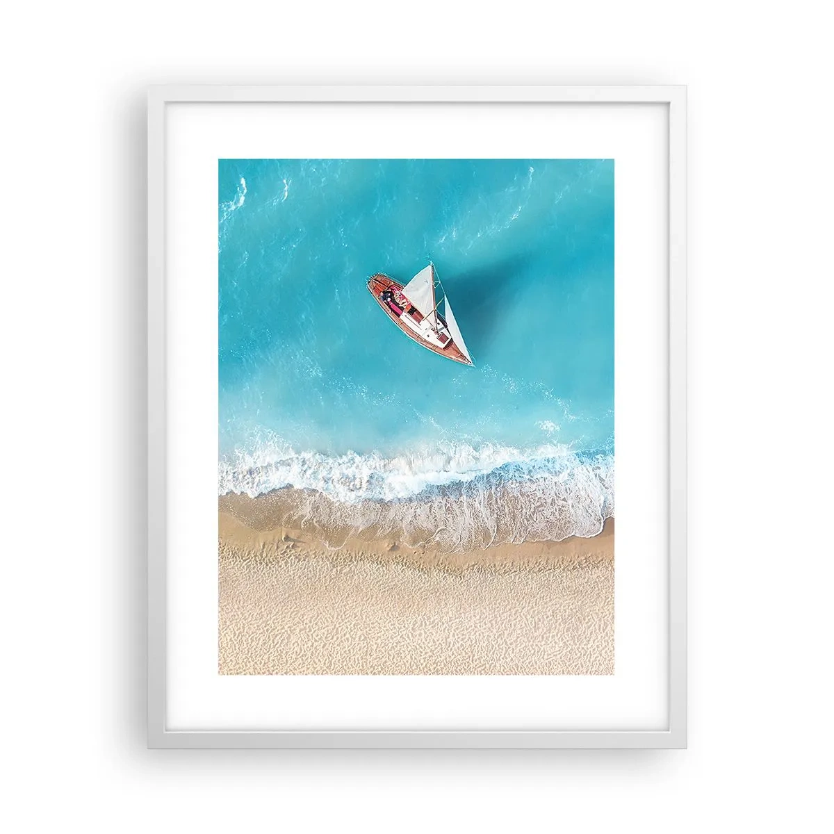 Poszter fekete keretben - A kék és az arany határán - 40x50 cm