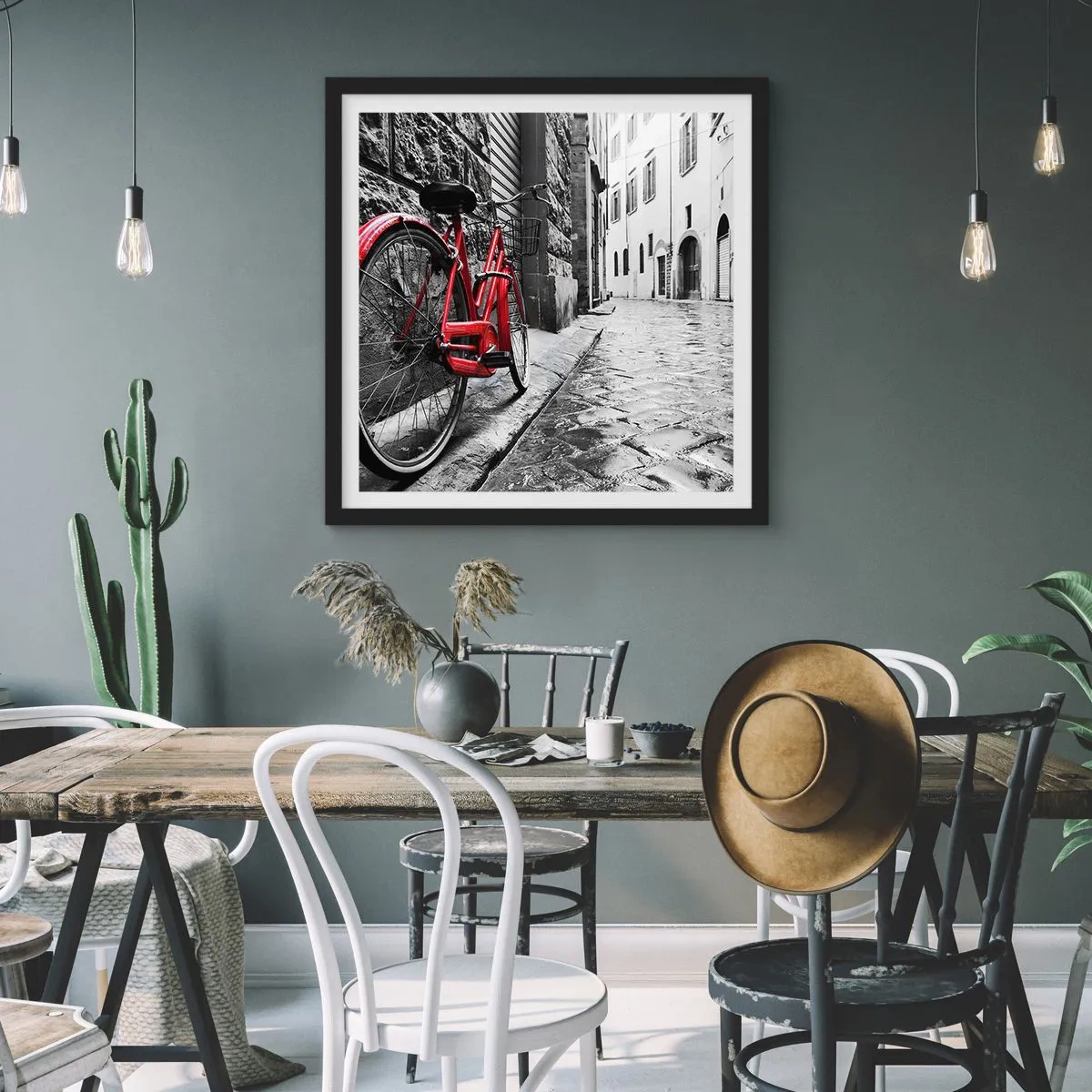 Poszter fehér keretben - Az igazi gyönyör nem öregszik - 60x60 cm