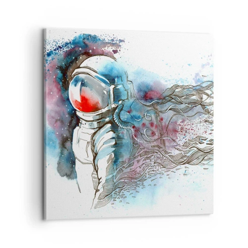 Vászonkép - Egy az egyben az űrrel - 60x60 cm