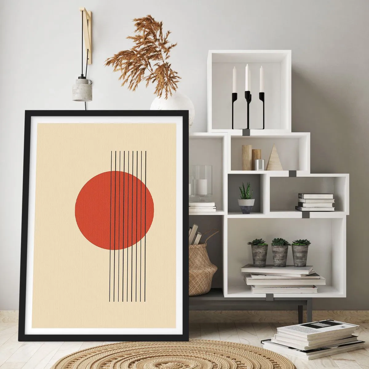 Poszter fehér keretben - Körbe és tovább - 61x91 cm