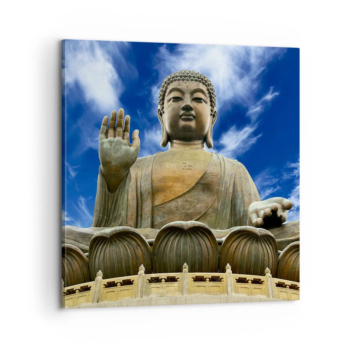 Vászonkép - Élj félelem nélkül - 60x60 cm