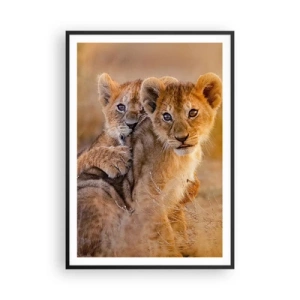 Poszter fehér keretben - Ne zavarni! Szórakozunk - 70x100 cm