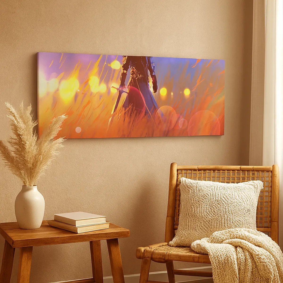 Vászonkép - Tévedő lovag - 30x30 cm