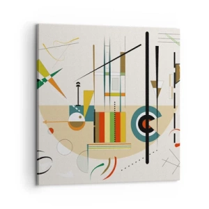 Vászonkép - És nevet a világ - 60x60 cm