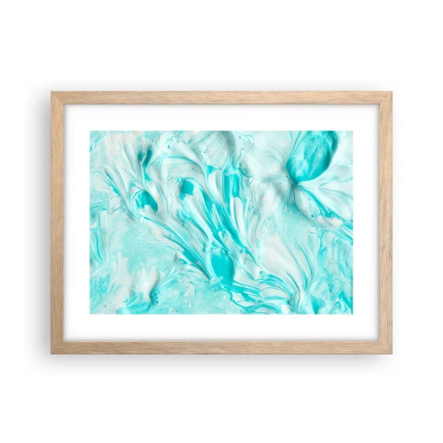 Poszter világos tölgy keretben - Örökké együtt - 40x30 cm