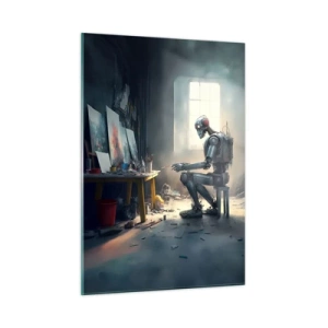 Üveg kép - Az alkotás aktusa - 50x70 cm