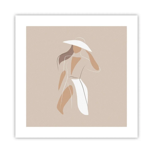 Poszter - A divat egy játék - 40x40 cm