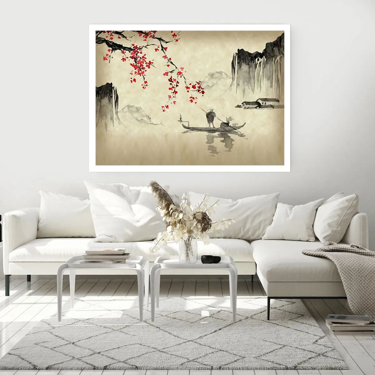 Poszter - A virágzó meggyfák országában - 100x70 cm