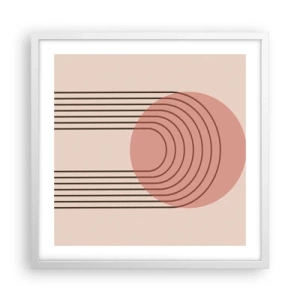 Poszter fekete keretben - Ellenállhatatlan vonzalom - 50x50 cm