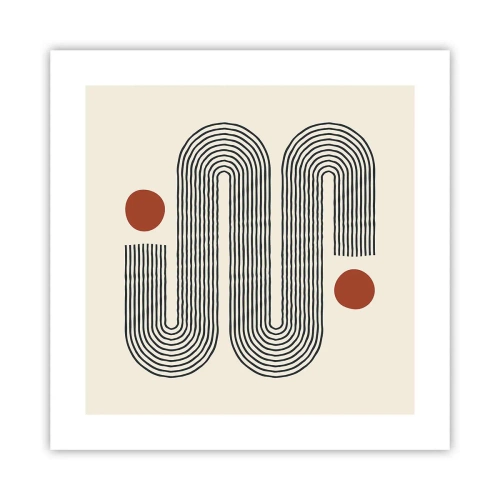 Poszter - Elejétől végéig - 40x40 cm