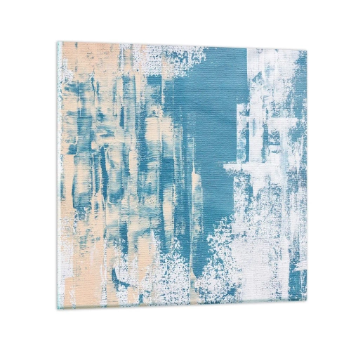 Üveg kép - Jégcsapon keresztül - 30x30 cm