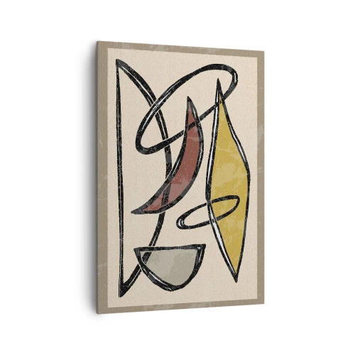 Vászonkép - Függőlegesek és vízszintek - 70x100 cm