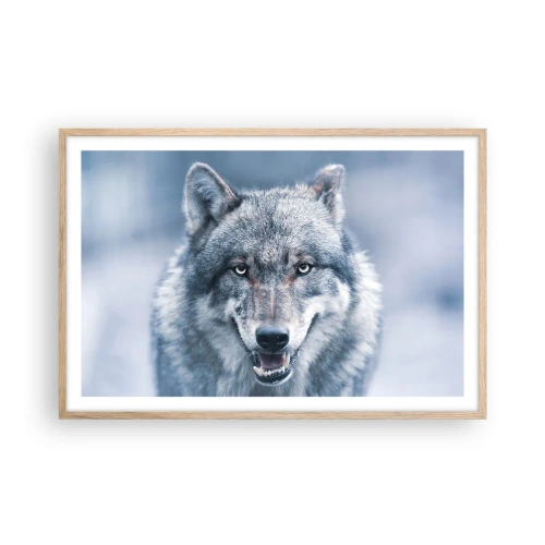 Poszter világos tölgy keretben - Vállalod a kihívást? - 91x61 cm