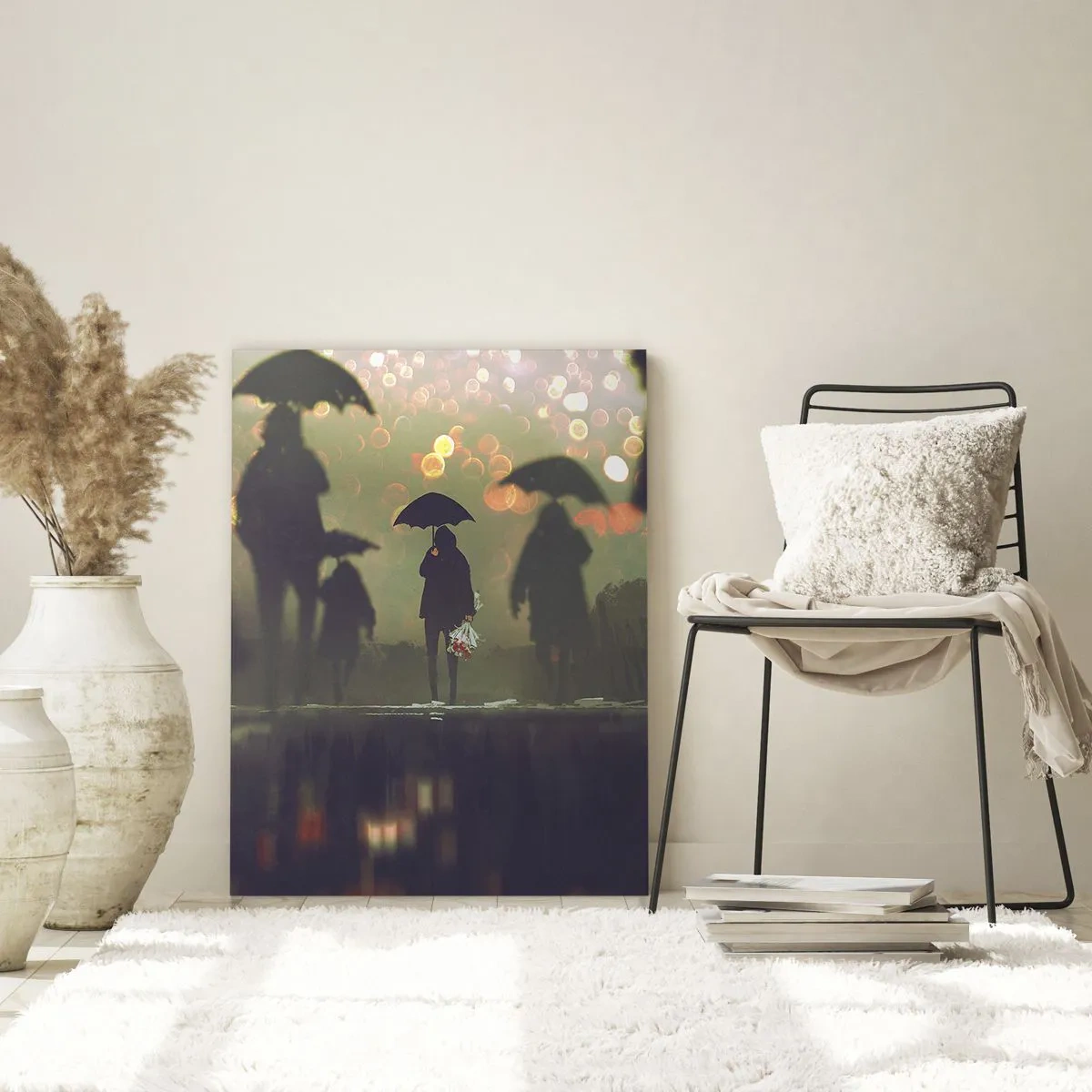 Üveg kép - Egy esőcsepp szemszögéből - 50x70 cm