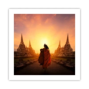 Poszter - Nyugalomban a végtelenségen át - 50x50 cm