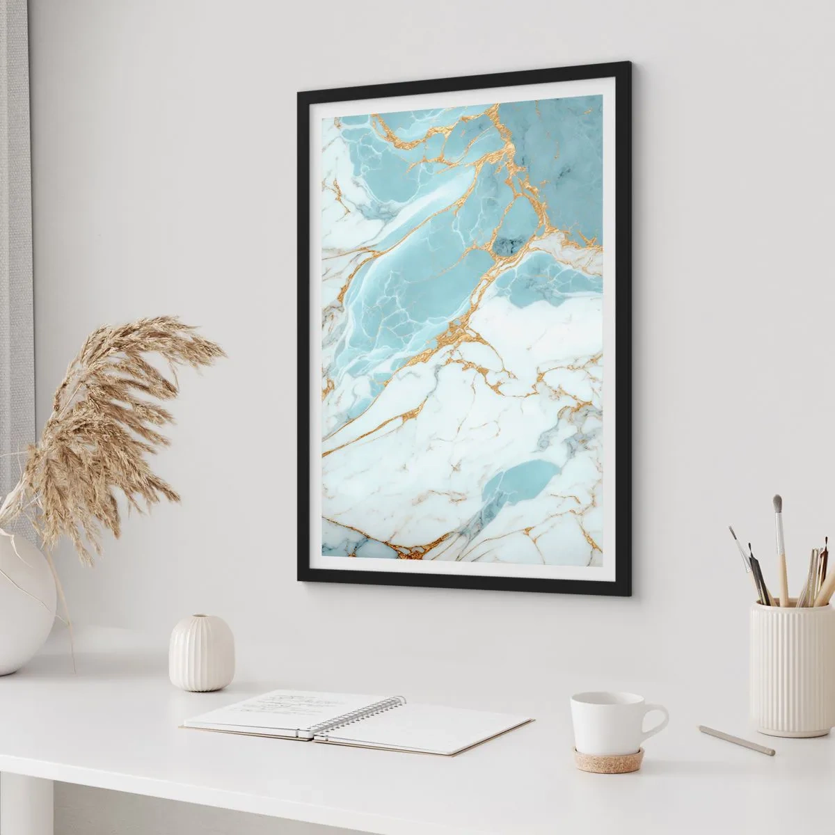 Poszter fehér keretben - A kő gazdagsága - 70x100 cm