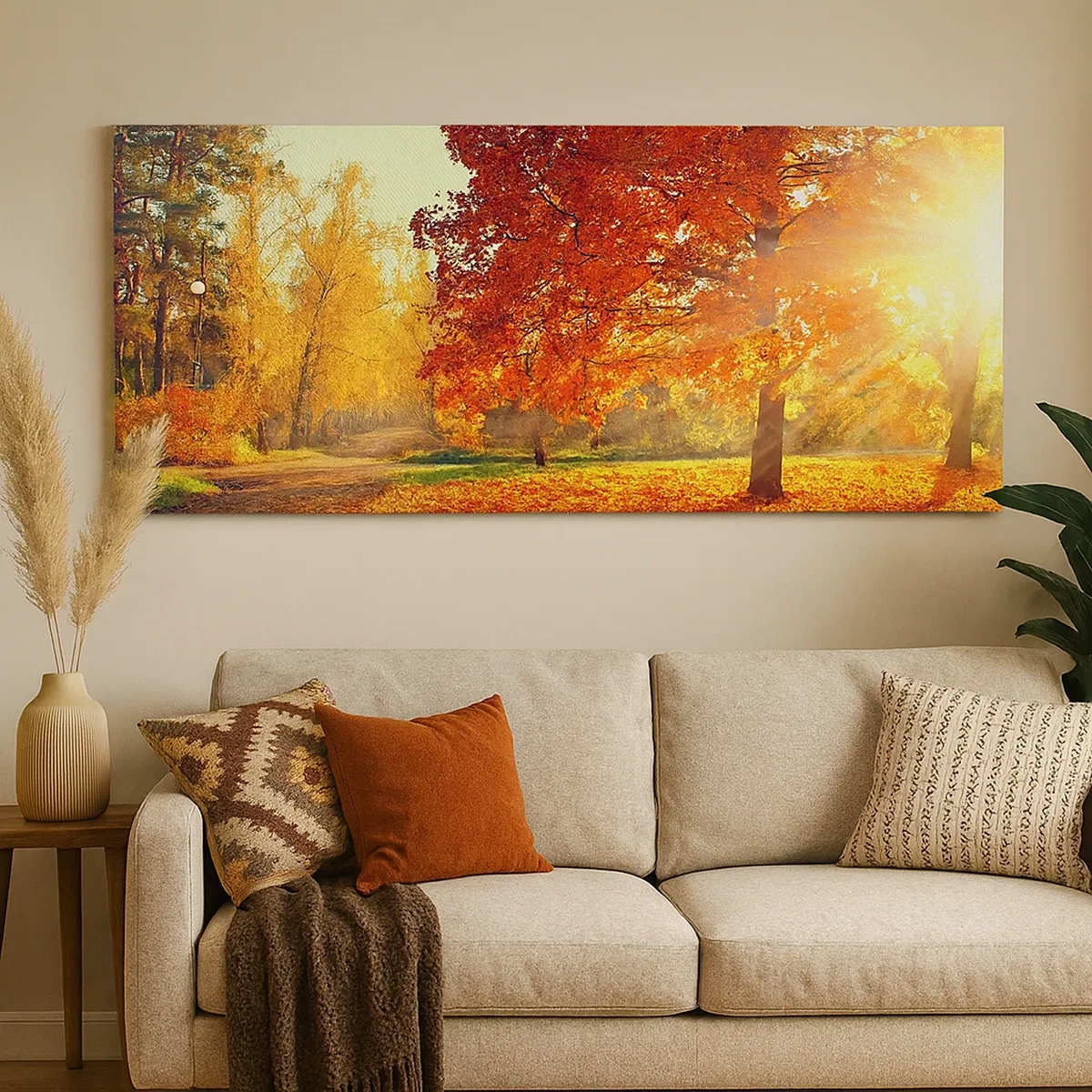 Vászonkép - A vörös gyönyörű - 30x30 cm