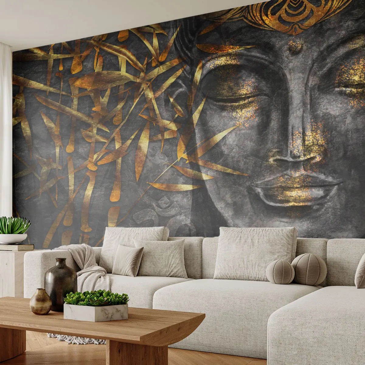 Fotótapéta Premium Canvas - Érezd a nyugalmat - Buddha, Kultúra, Ázsia - 400x280 cm