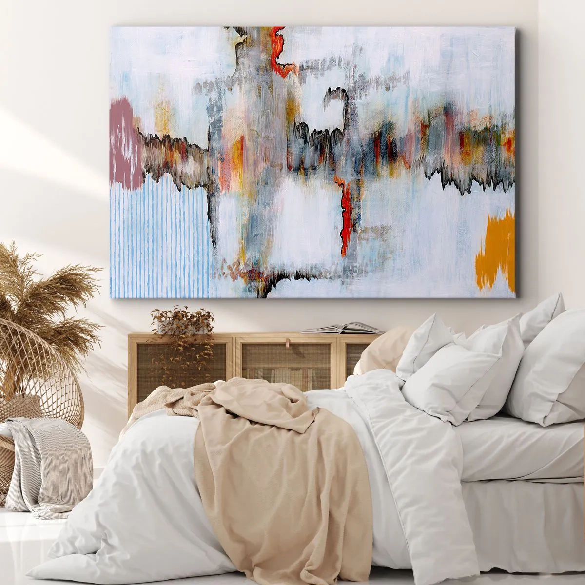 Vászonkép - Egy bottal a vízen - 120x80 cm