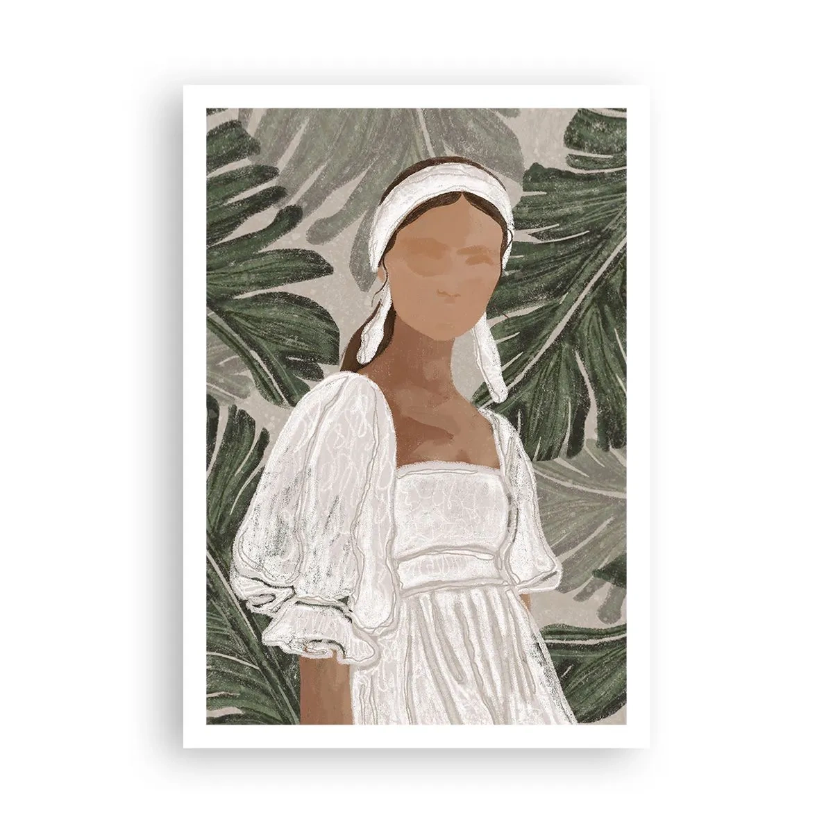 Poszter - Egzotikus portré - 70x100 cm