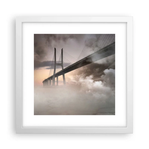 Poszter fekete keretben - A nem létező folyó mentén - 30x30 cm