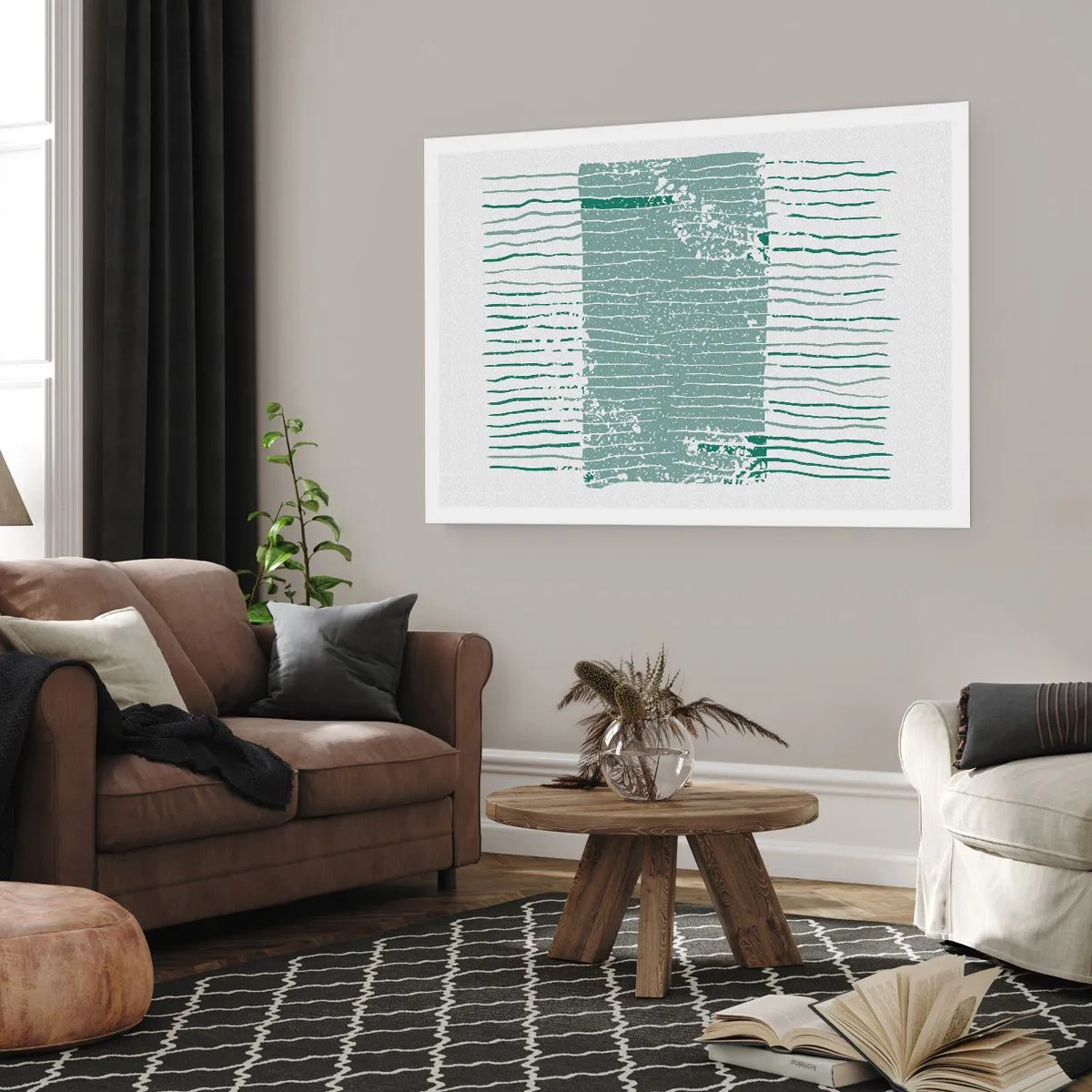 Poszter - Tengeri absztrakció - 100x70 cm