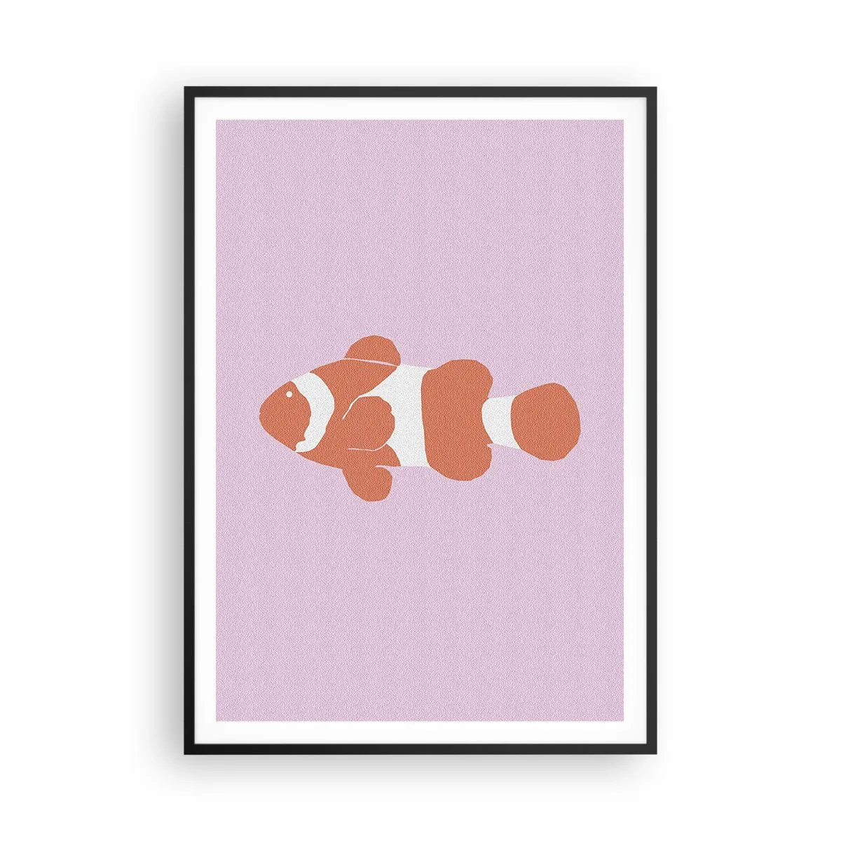 Poszter fehér keretben - Illik a korall az arcához és a farkához - 70x100 cm