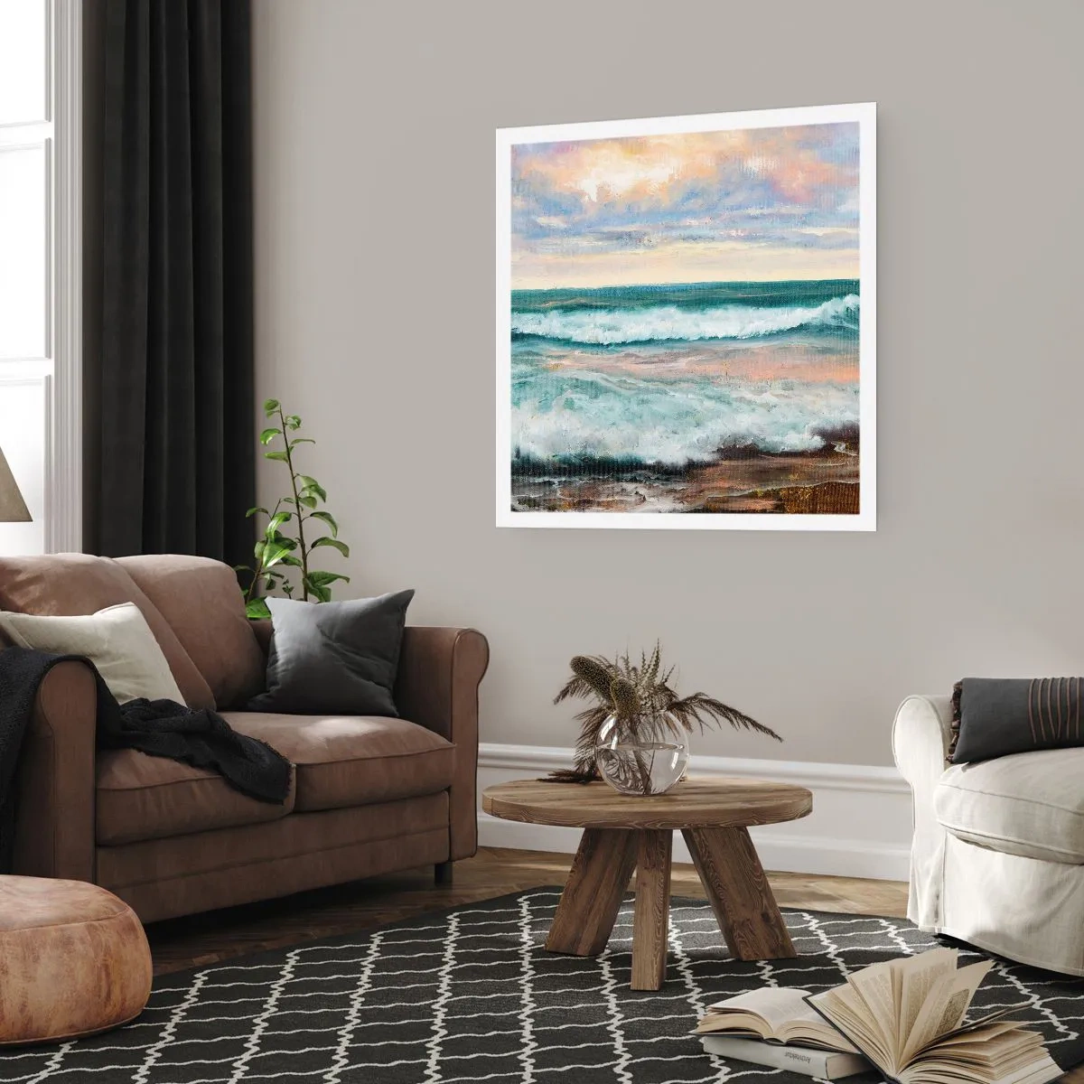 Poszter - Itt kisimítod a lelked - 60x60 cm