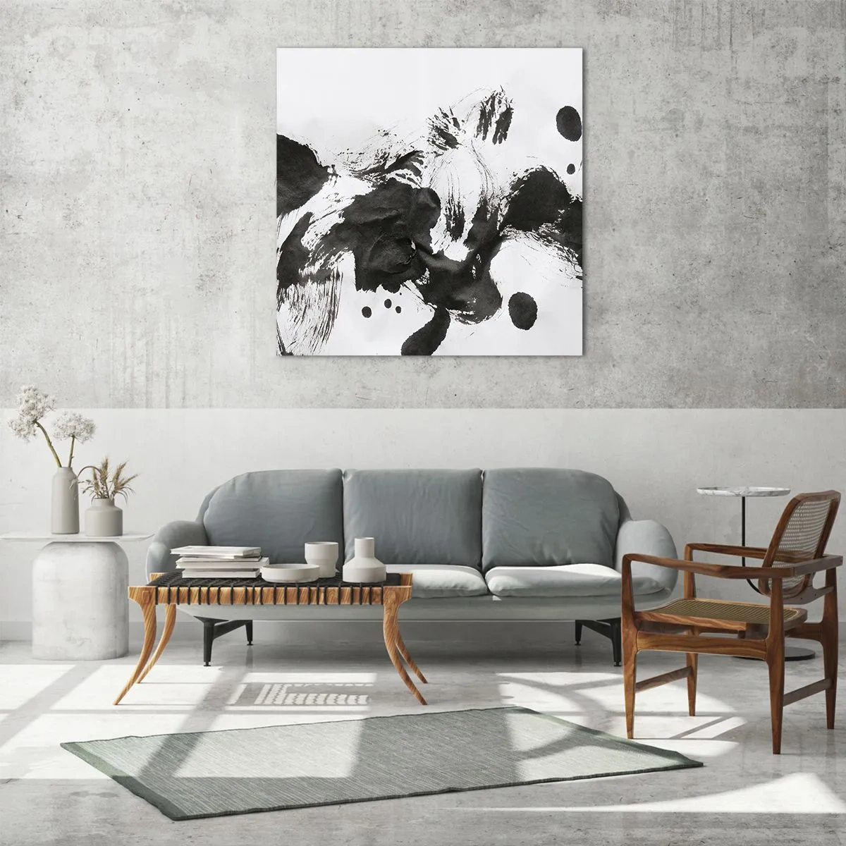 Üveg kép - Módszer az őrületben? - 50x50 cm